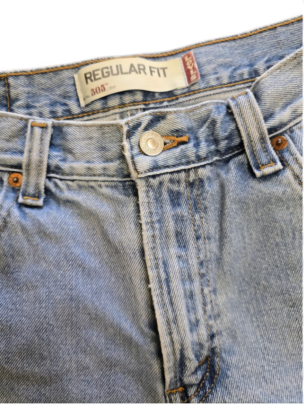 Levi's Light Faded 505 Regular Fit Jeans Sz 30x28